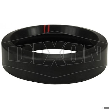 Dixon Grooved Fitting Gasket, 3 in Nominal, FKM-B, Domestic G300VB